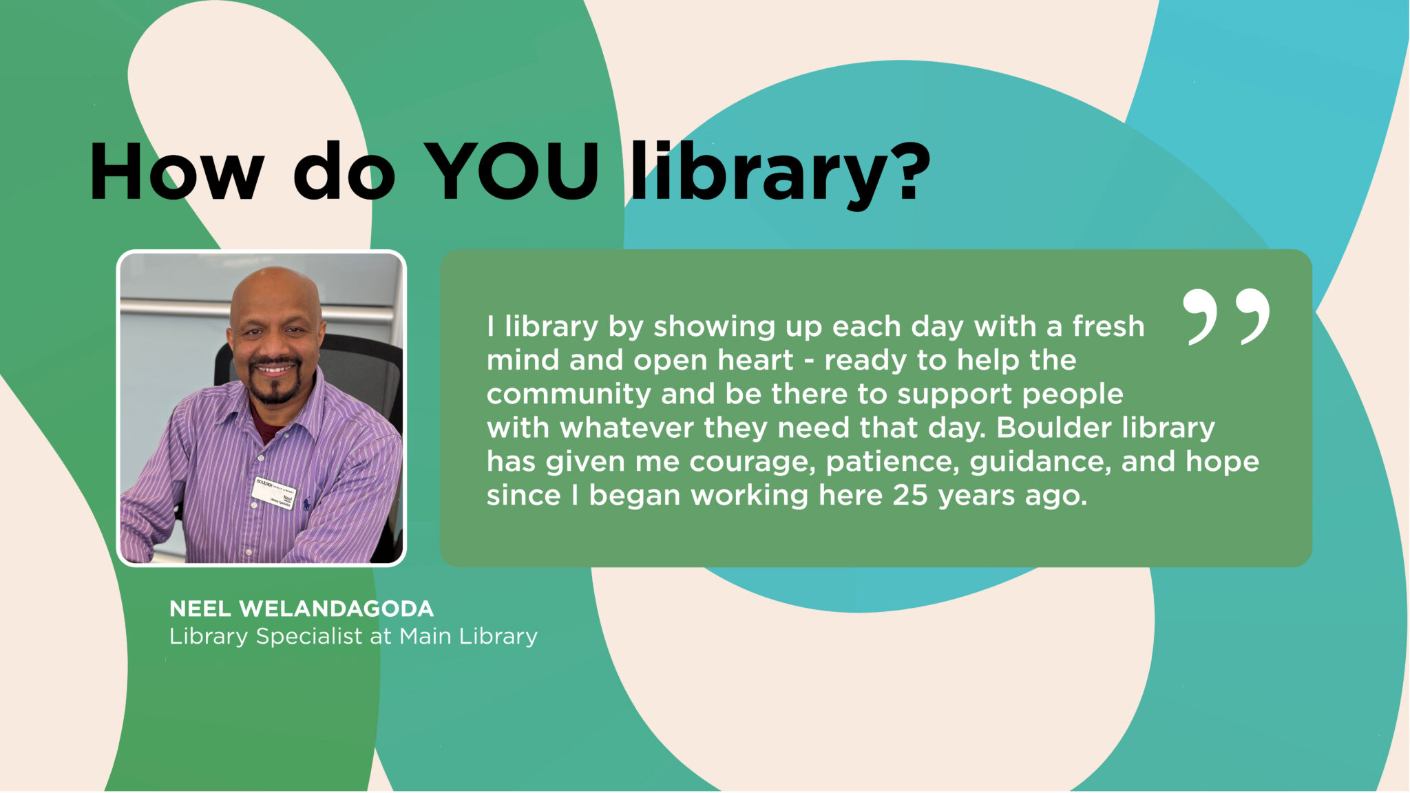 How do YOU library? Meet Neel